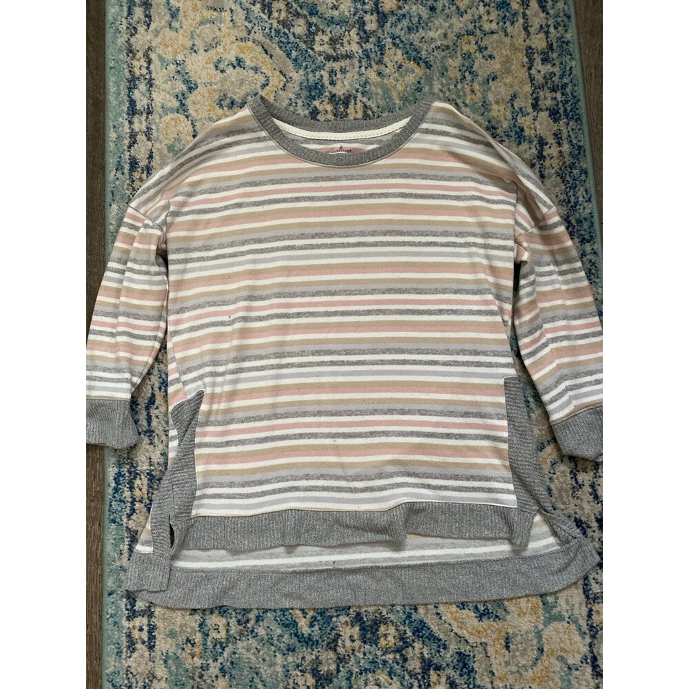 Cuddl Duds striped sweater